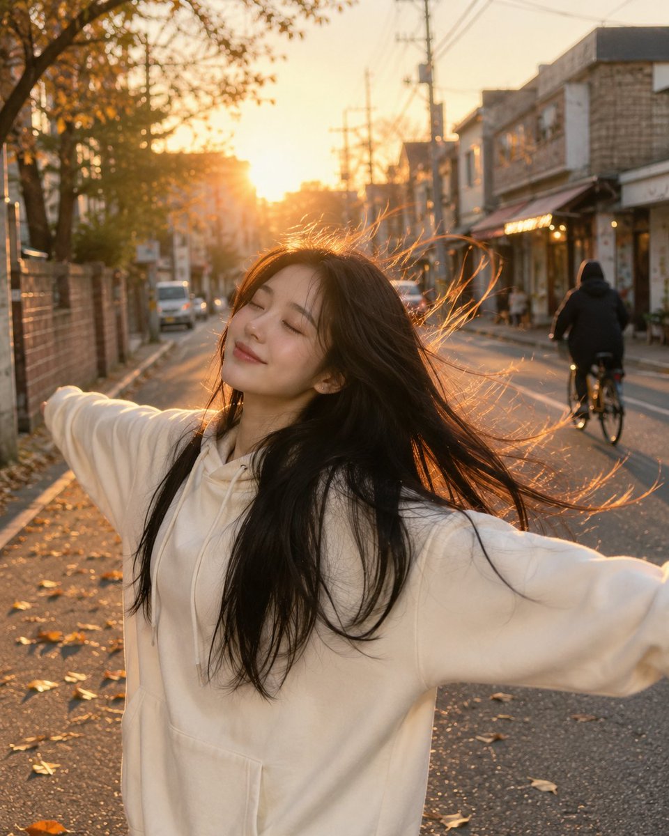 Golden Hour Street Portrait example 1