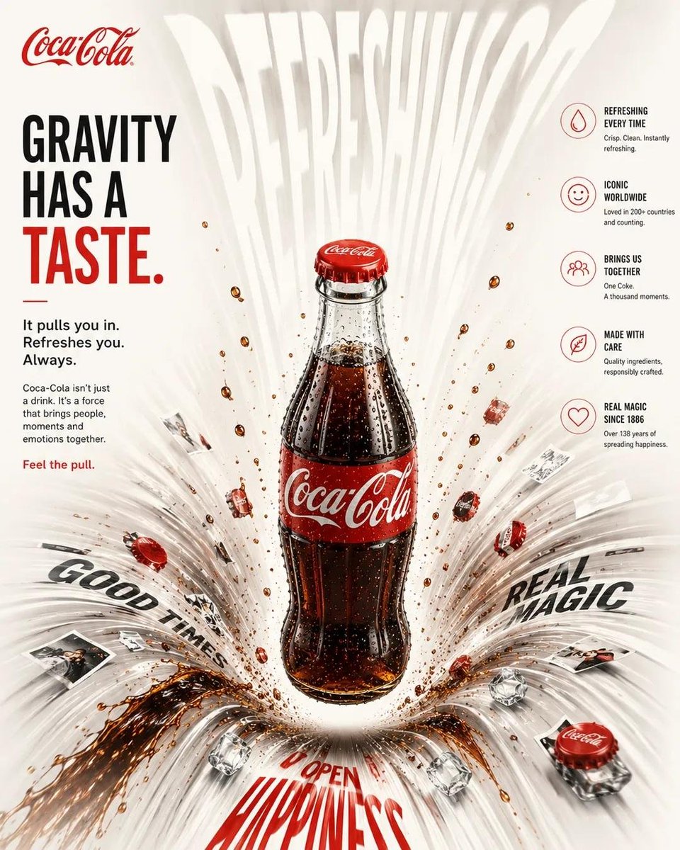 Product Gravity Advertising Poster example 4