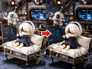 Illustration Refinement and Restoration AI image template preview