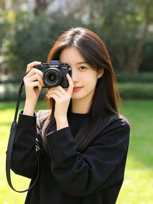 Photorealistic Korean Photographer Portrait AI image template preview