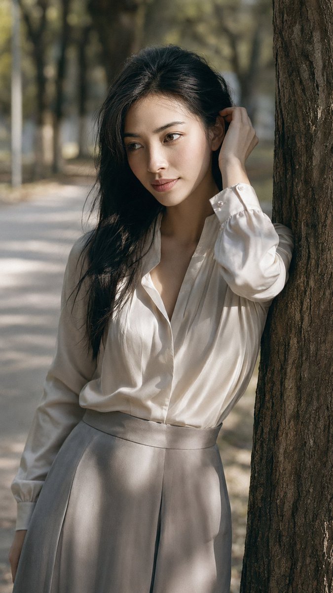 Sunset Park Bench Portrait example 2