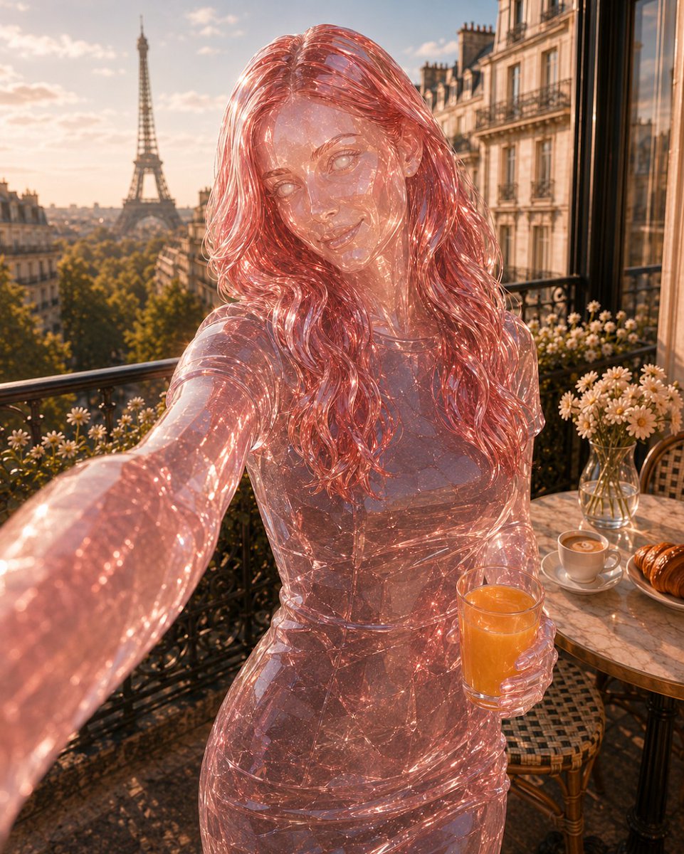 Paris Balcony Selfie example 2