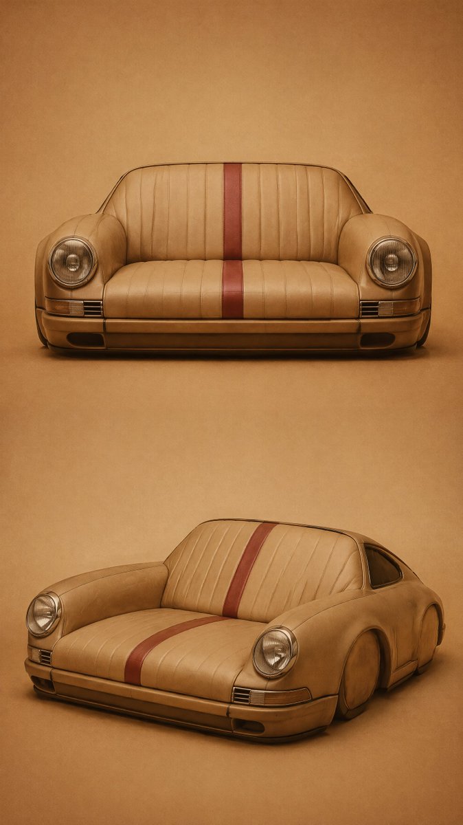 Vintage Car Sofa Design Concept example 2