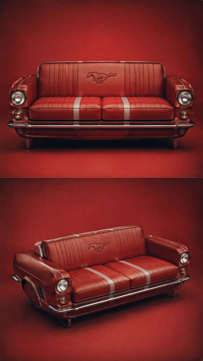 Vintage Car Sofa Design Concept example 4