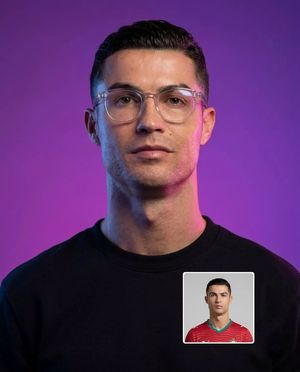 Studio Portrait with Rim Lighting AI image template preview