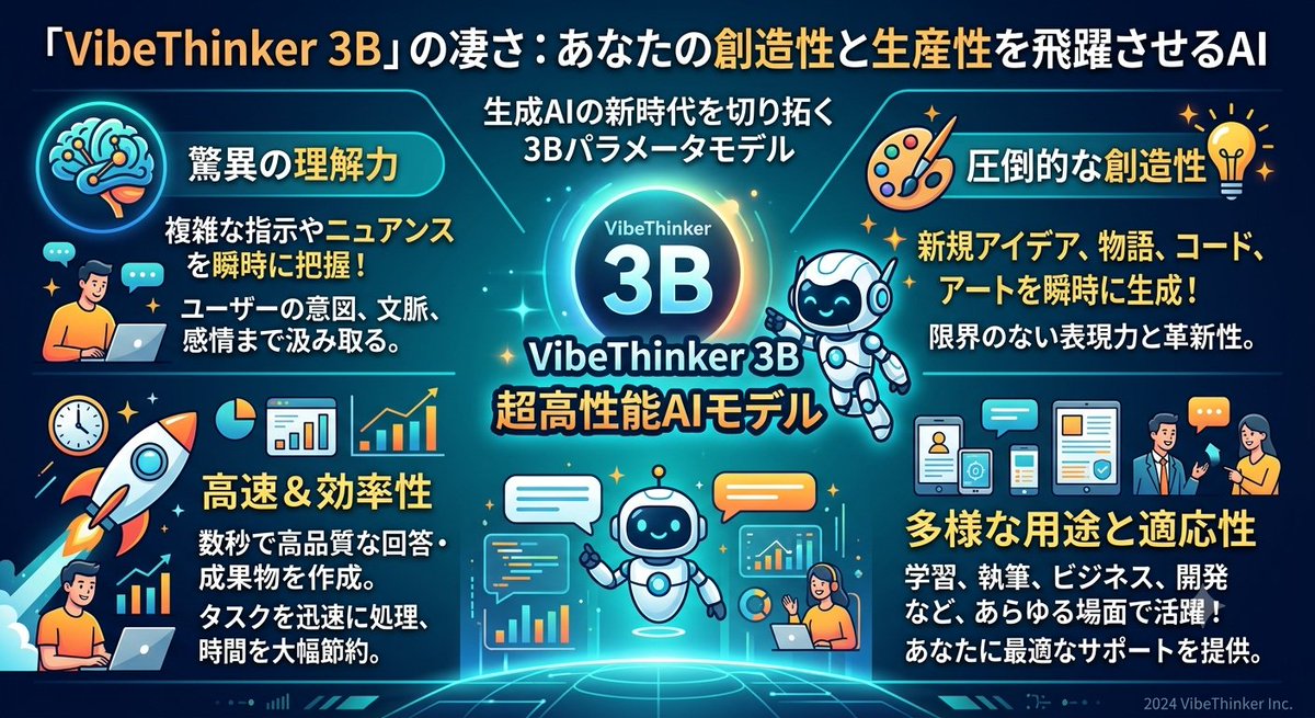 VibeThinker3B Japanese Infographic example 2