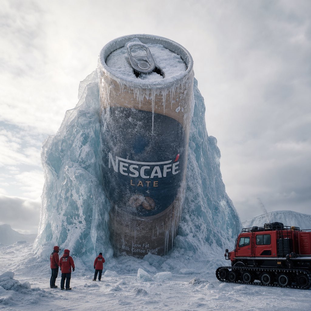 Arctic Frozen Product Monument example 2