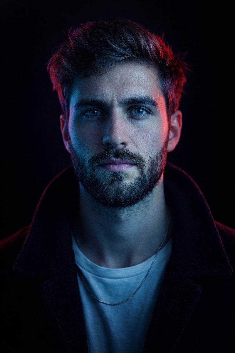 Editorial, album cover, cinematic poster, AI style reference AI image template preview