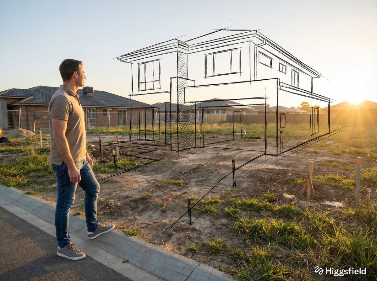 A standing full-body near the edge of the frame, slightly to the left AI image template preview