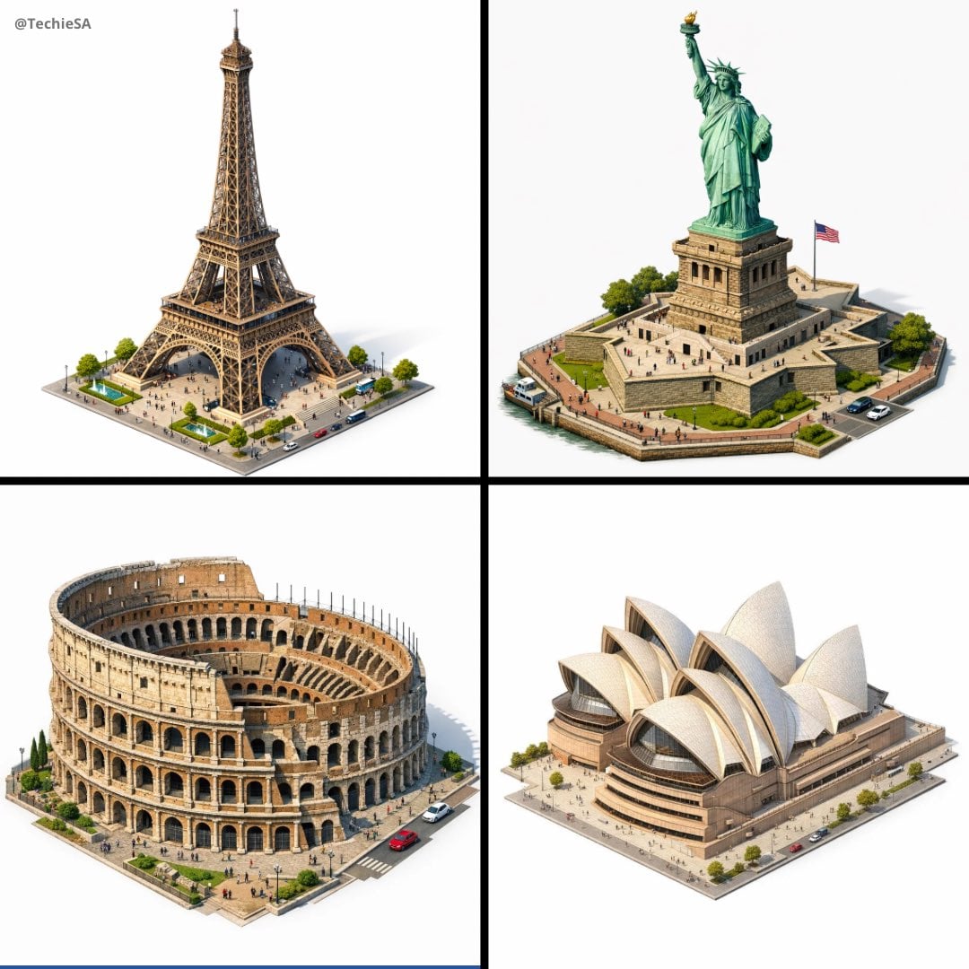 Highly detailed isometric 3D rendering of in architectural visualization AI image template preview