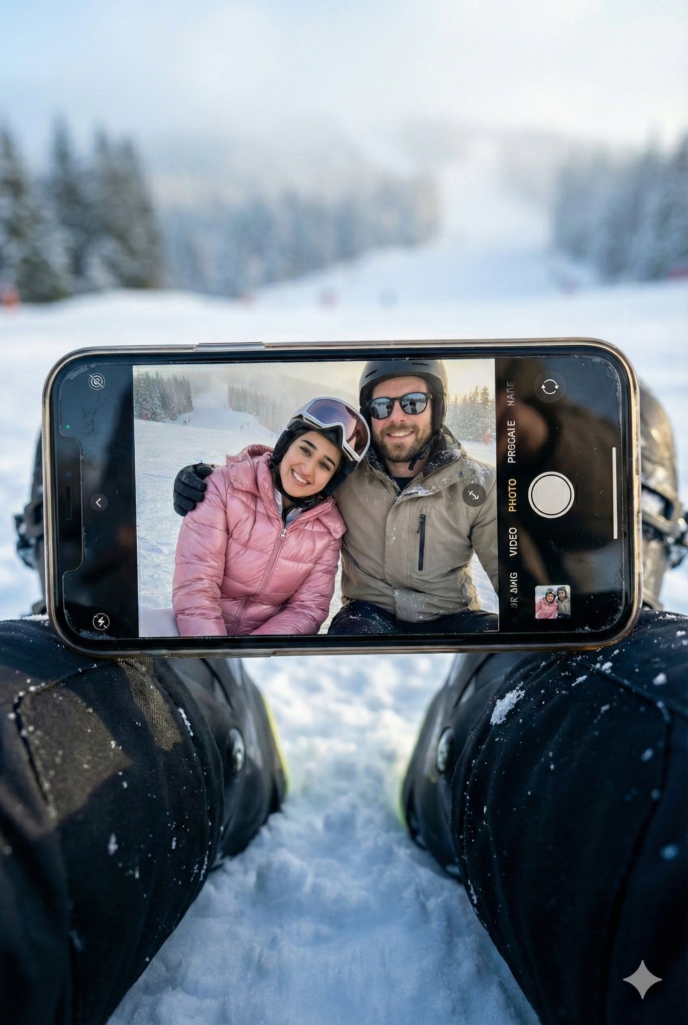 Hyper-realistic winter scene in a vertical 3 4 aspect ratio example 2