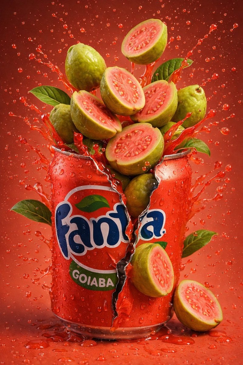 Multiple dark purple berries erupting from inside the can example 3