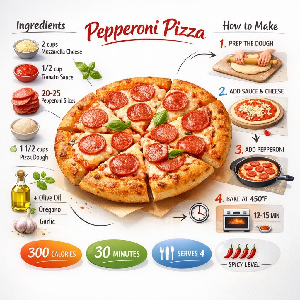 Ultra-clean modern recipe infographic example 2