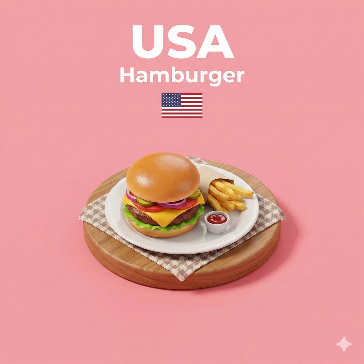 Clear, 45 top-down isometric miniature 3D cartoon scene of s signature AI image template preview