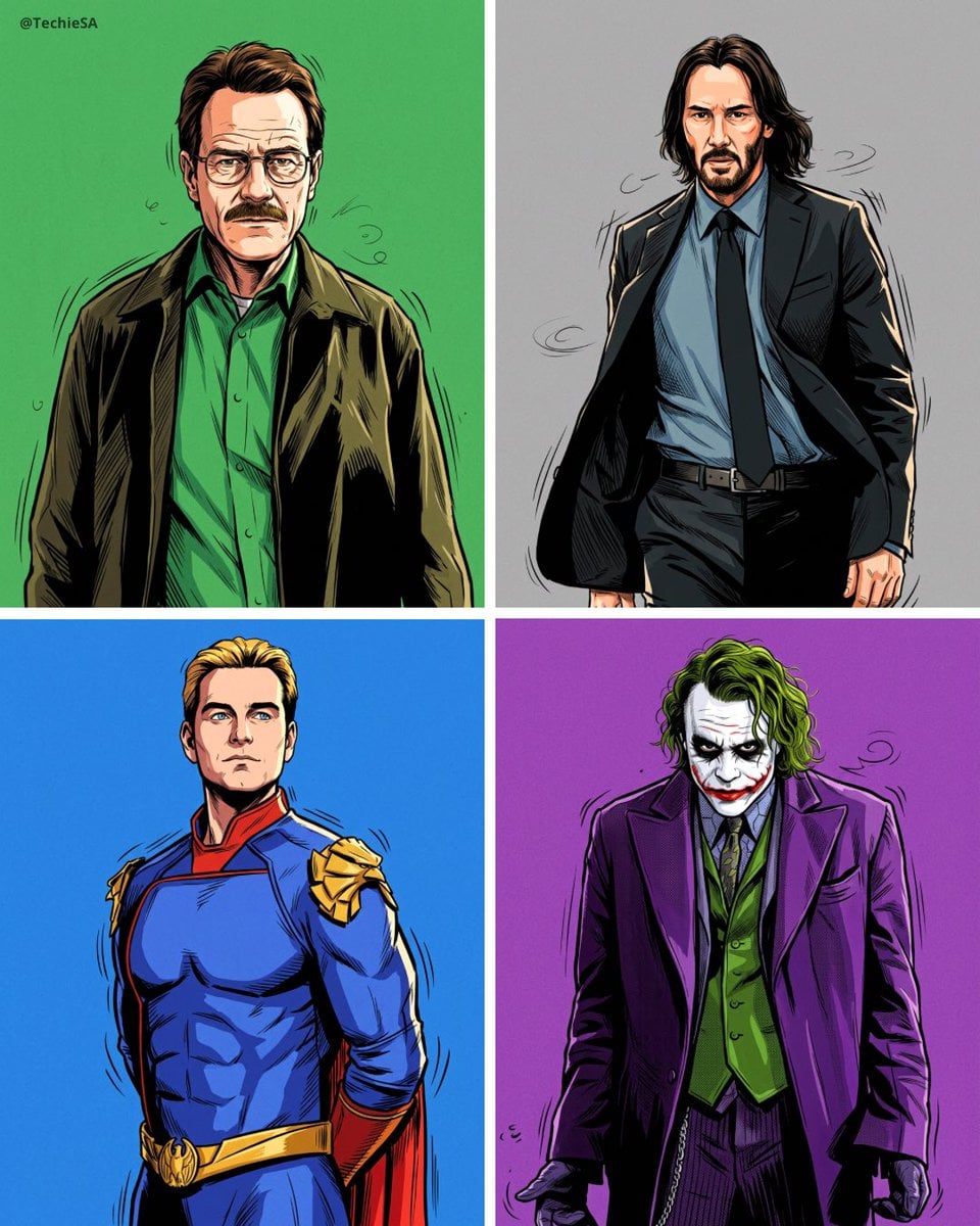 High-contrast digital comic-style illustration of based strictly AI image template preview