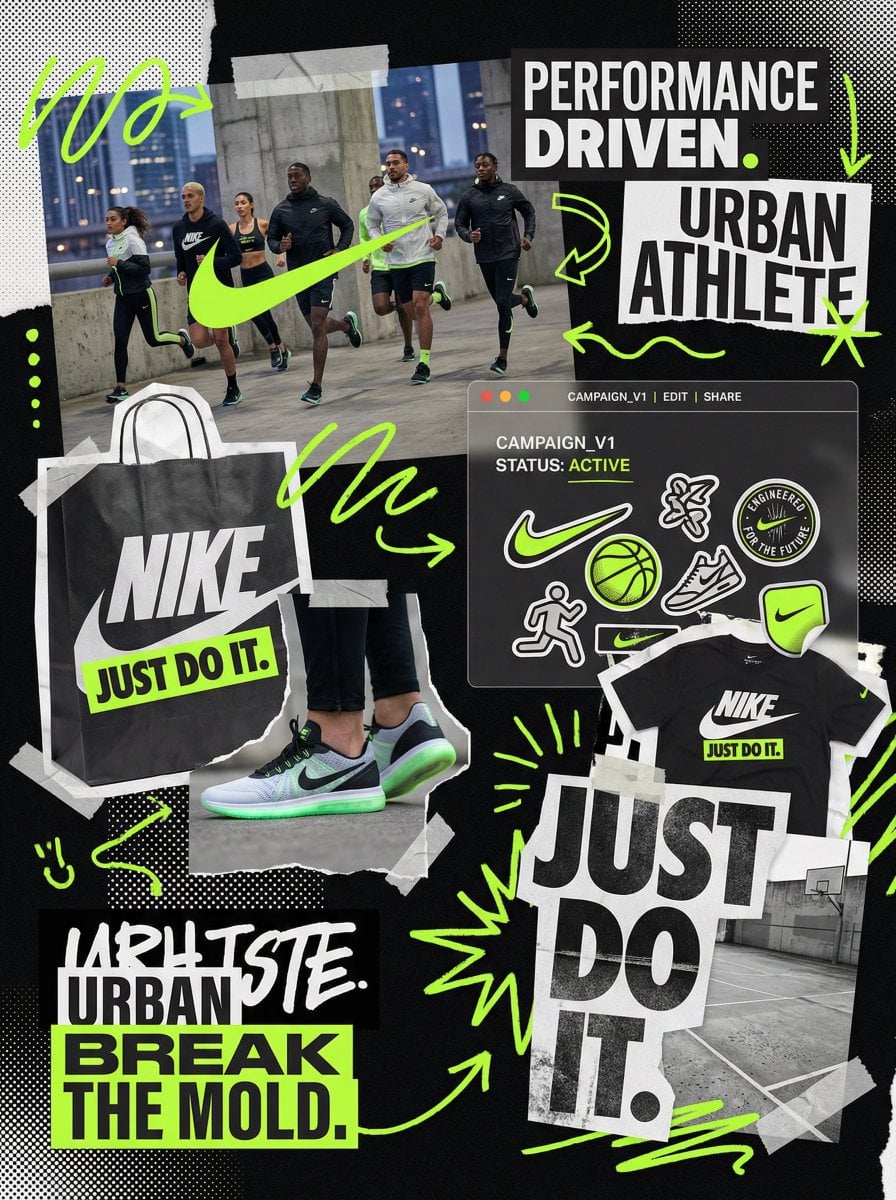 You are a world class creative director, brand strategist, editorial art AI image template preview