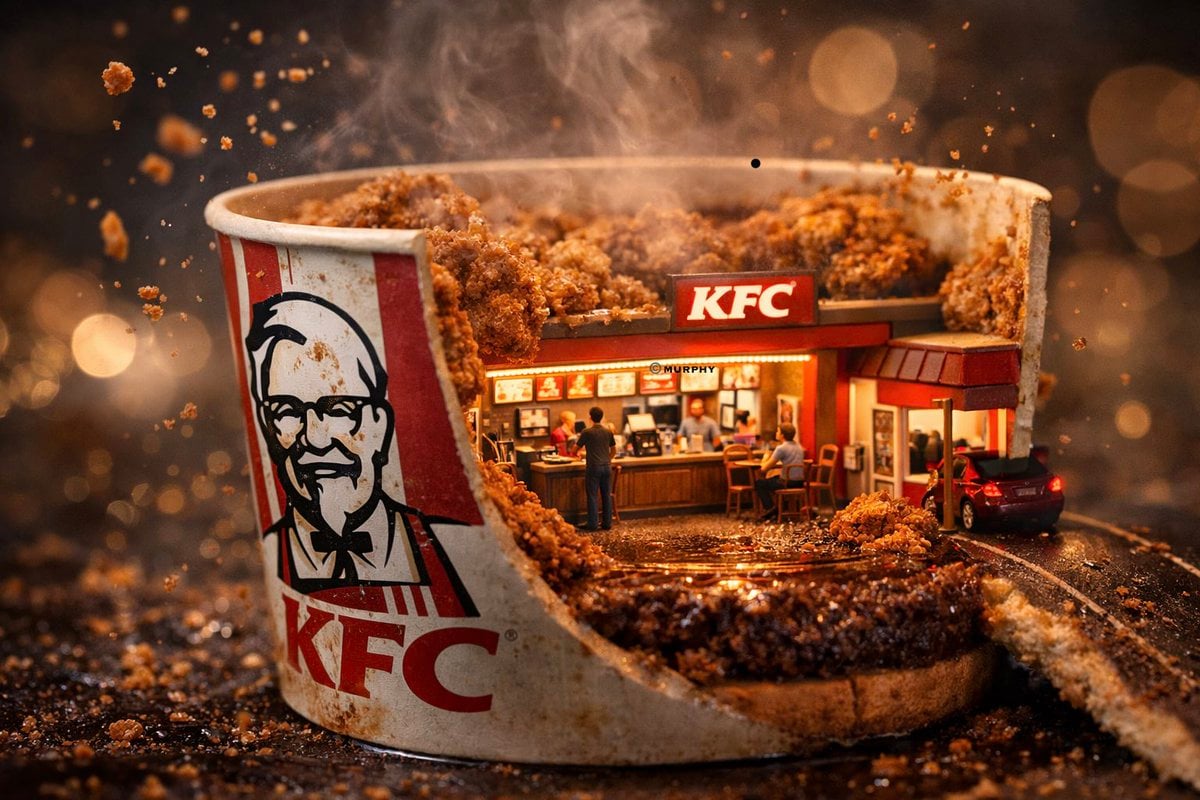 Ultra-realistic 3D miniature diorama of a environment built inside example 2