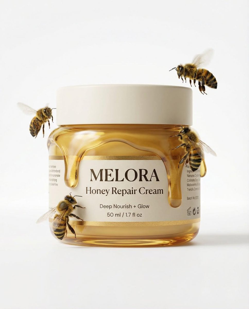 A professional skincare shot of a labeled example 4