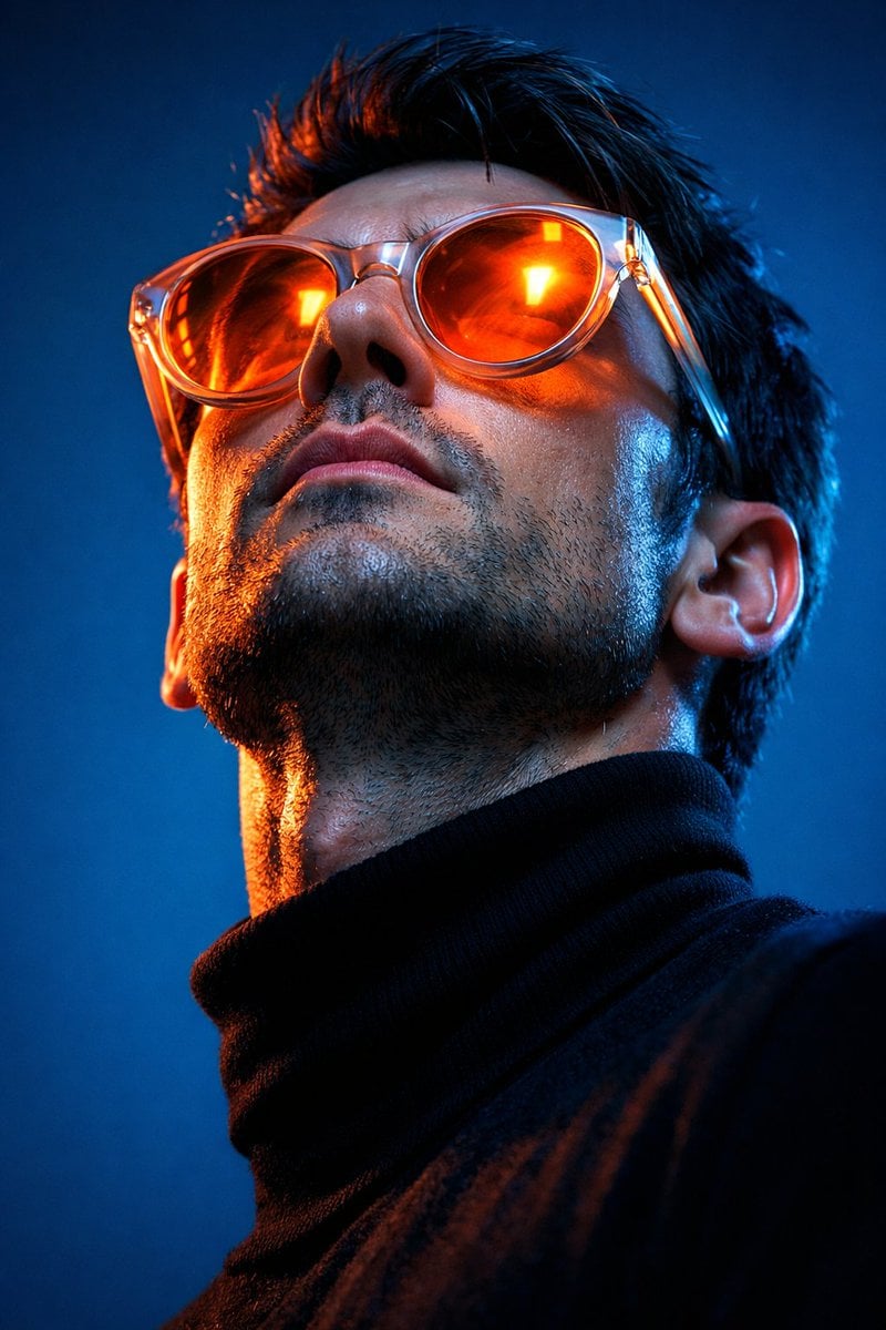 A man, likely in his early thirties with facial proportions, structure example 2