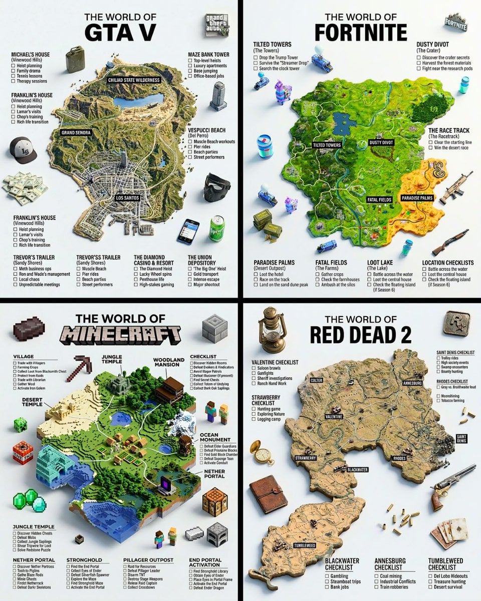A hyper-realistic 3D game guide infographic poster AI image template preview