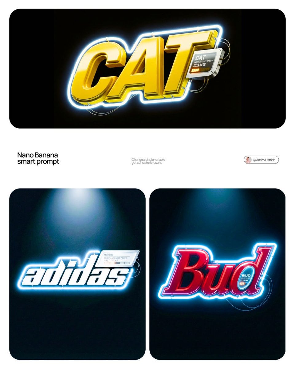 Act as a 3D Motion Graphics Director and CGI Type Artist specializing AI image template preview