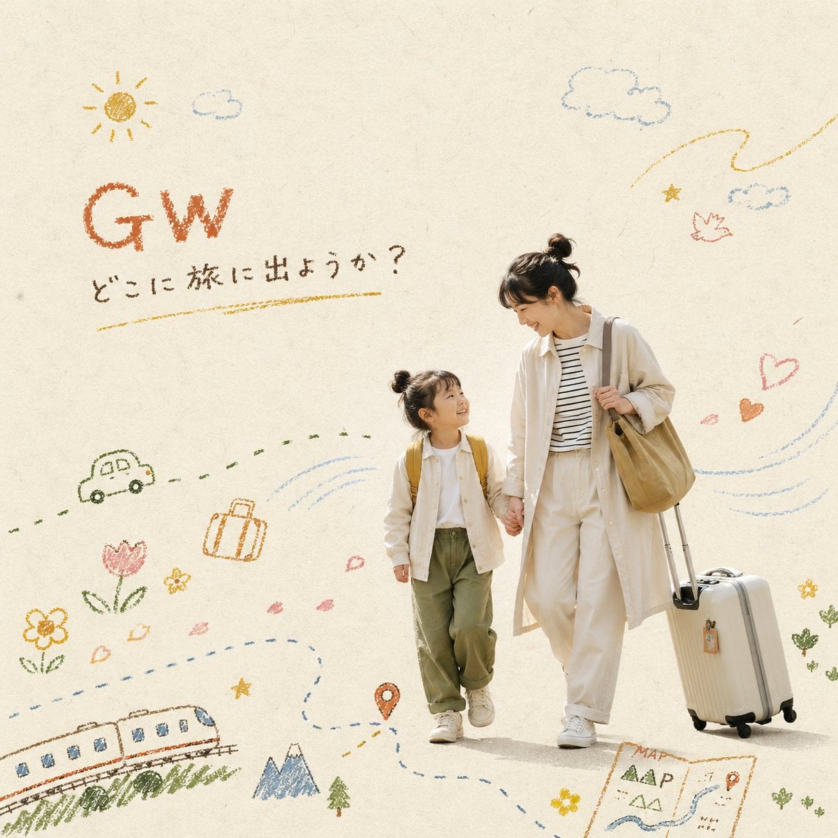 例 公園で遊ぶ子ども / 親子の笑顔 / 走る子ども など AI image template preview