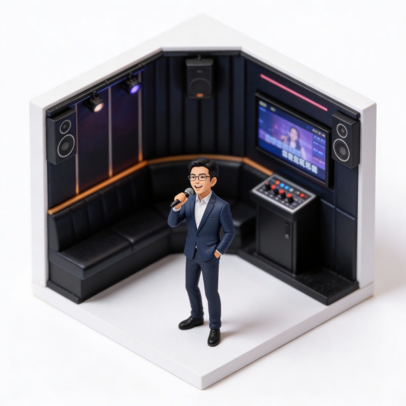 Miniature Figure Generation: Everyday Life of 'Scissors Old Man' AI image template preview