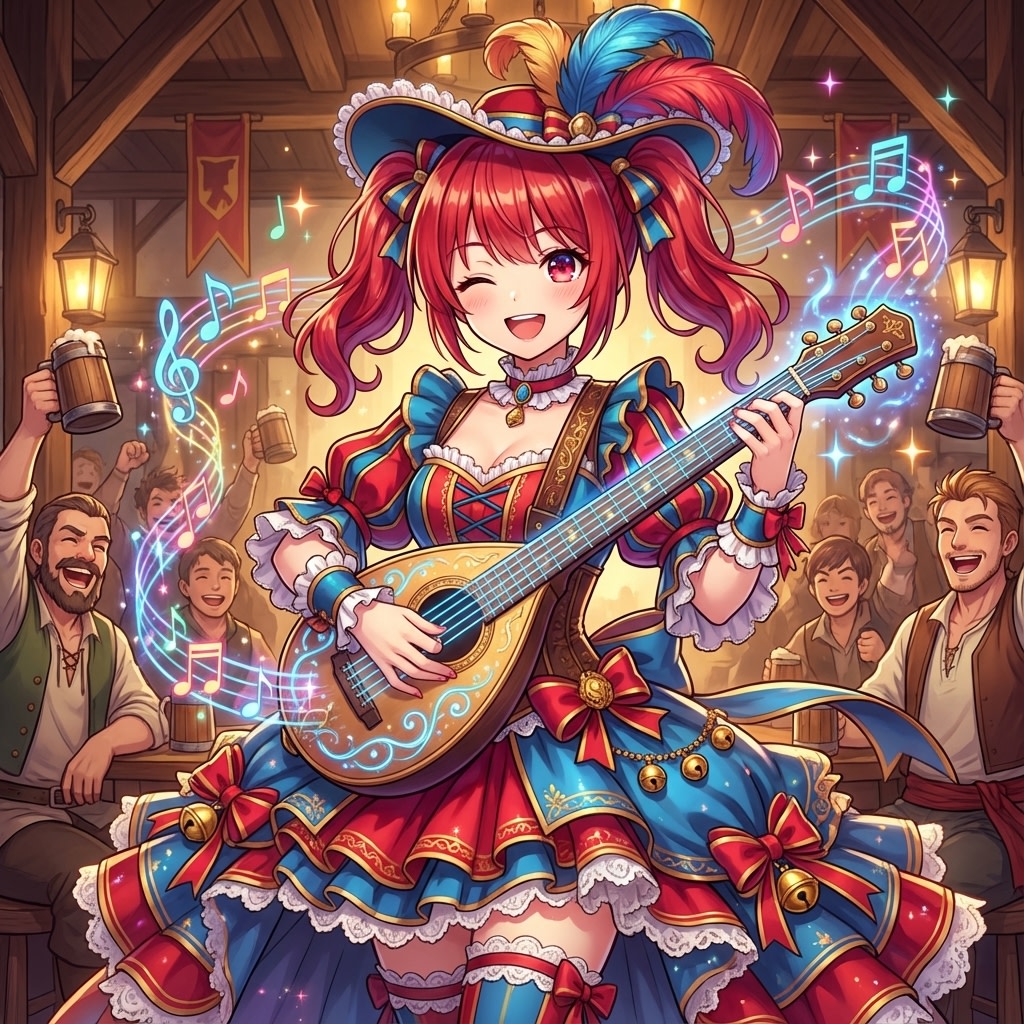 AI Conversion to Bard (Minstrel) Character AI image template preview
