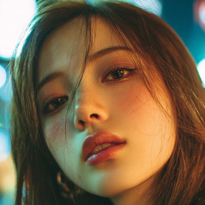 Midjourney Beautiful Girl Prompt AI image template preview