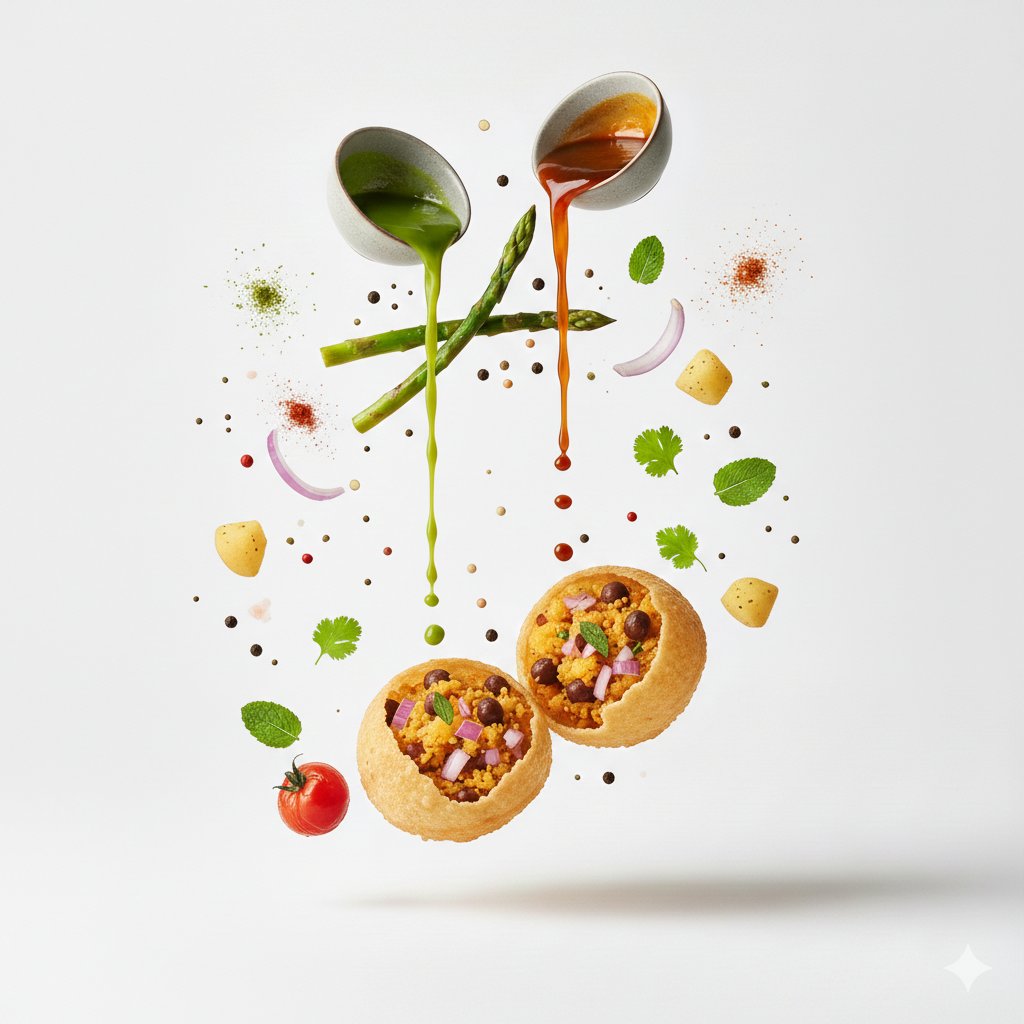 Macro Product Photography for Floating Food example 3