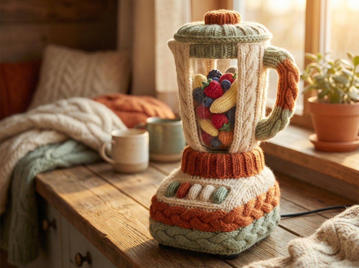Cozy Knit Industrial Design Prompt example 2