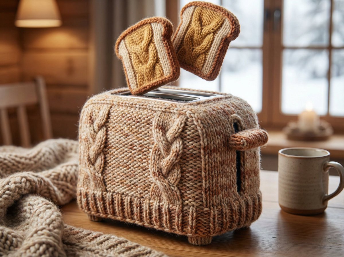 Cozy Knit Industrial Design Prompt example 3