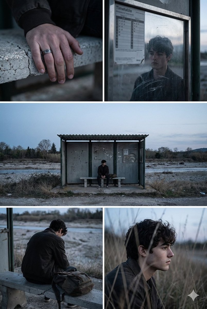 Indie Film Aesthetic Narrative Grid Prompt AI image template preview