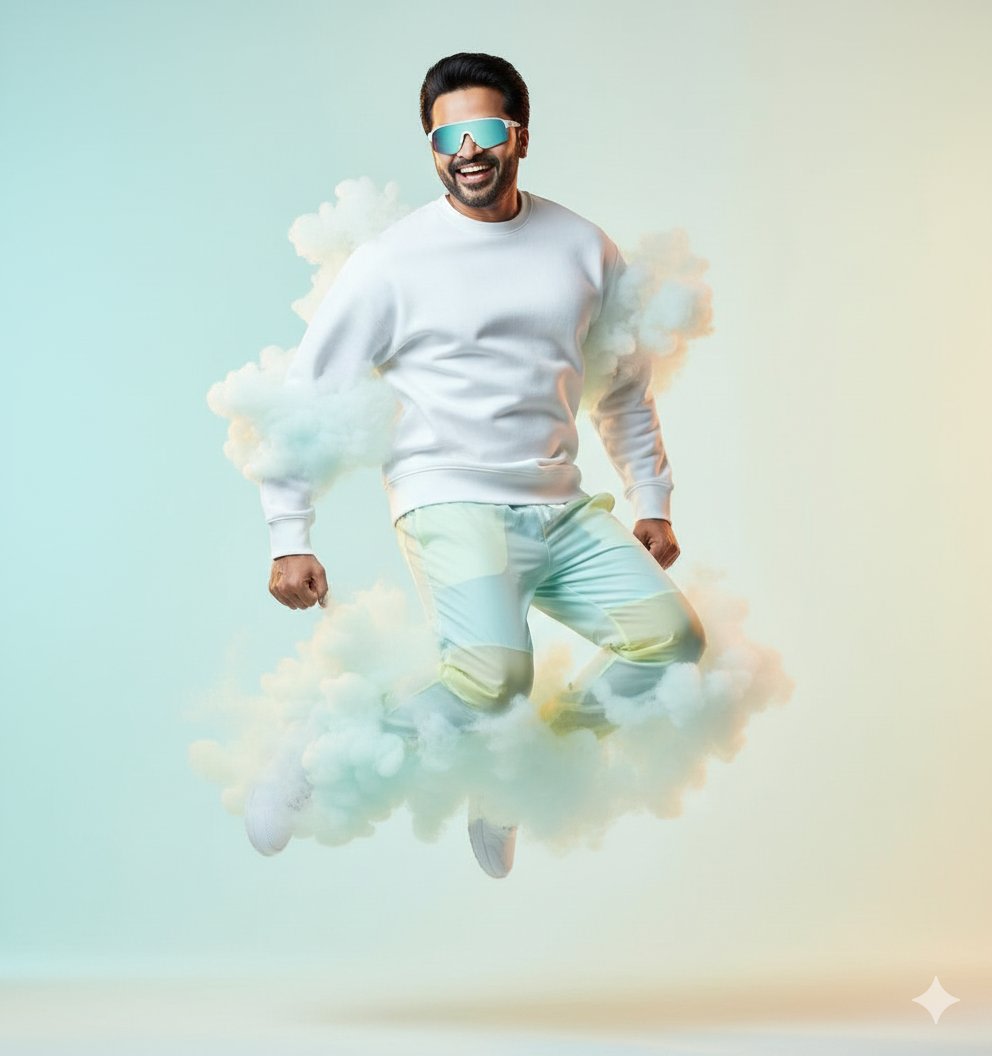 High-Fashion Sportswear Editorial Jump Shot example 2