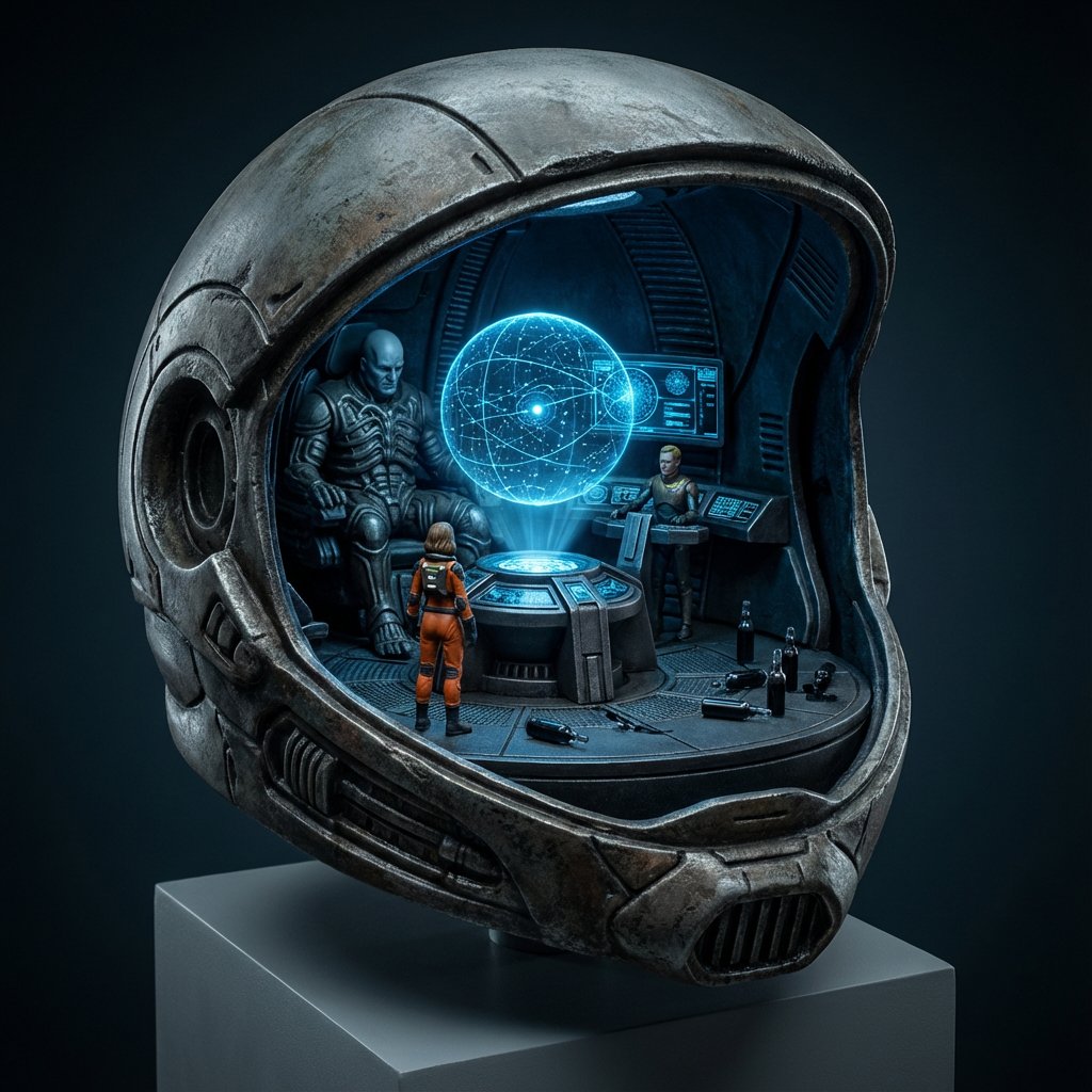 High-Concept 3D Diorama Generation Prompt AI image template preview