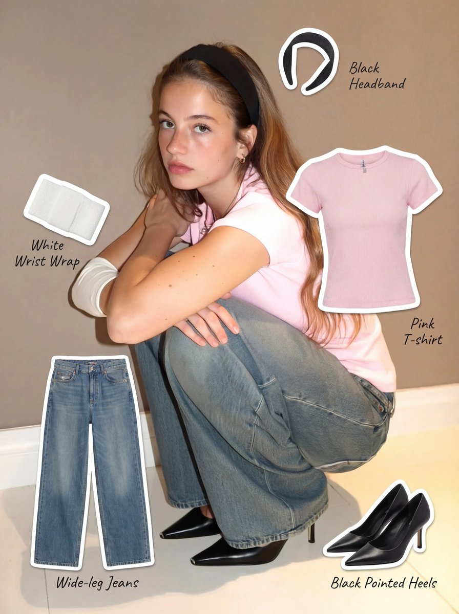 Clothing Item Cut-Out Sticker Prompt AI image template preview