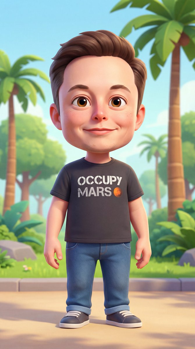 3D Cartoon Character Generation Prompt AI image template preview