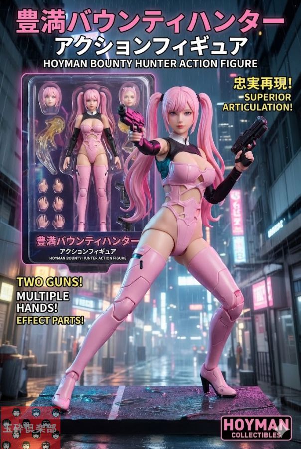 Action Figure Product Advertisement Image AI image template preview