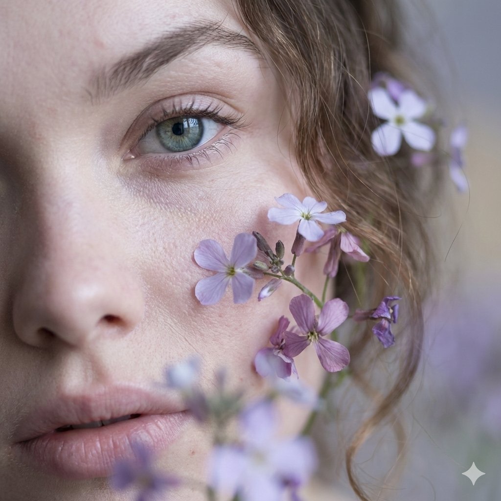Hyper-Realistic Macro Fine Art Portrait Prompt AI image template preview