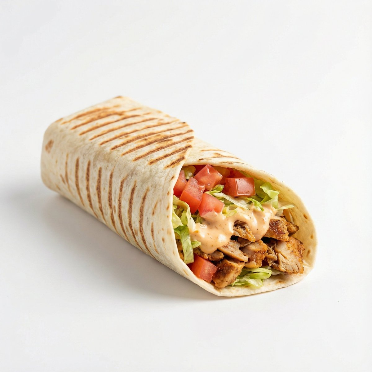 Shawarma Product Photography and Exploded Infographic example 2