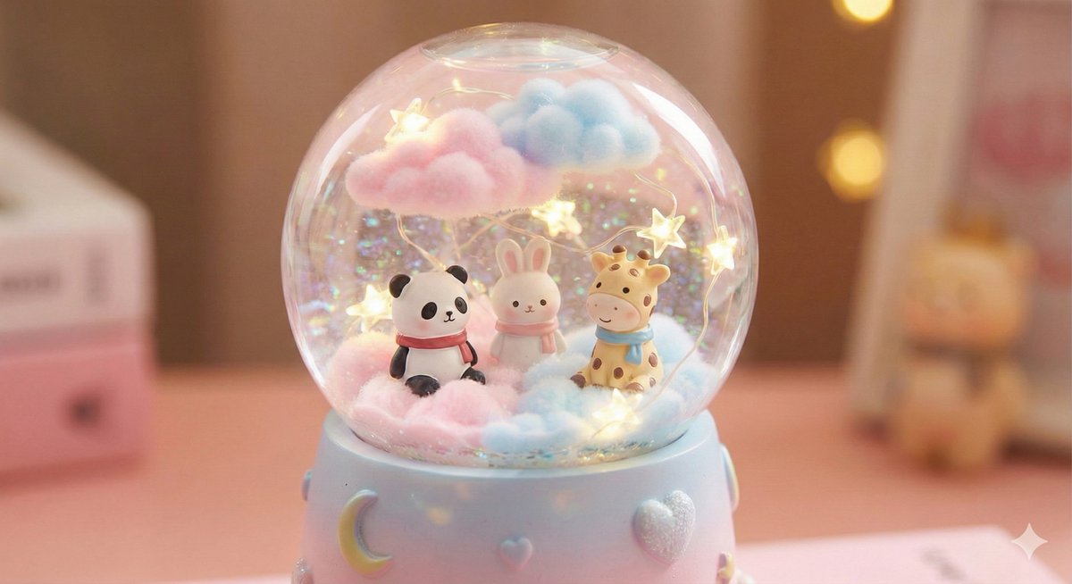 13 Snow Globe Prompts for Nano Banana Pro AI image template preview