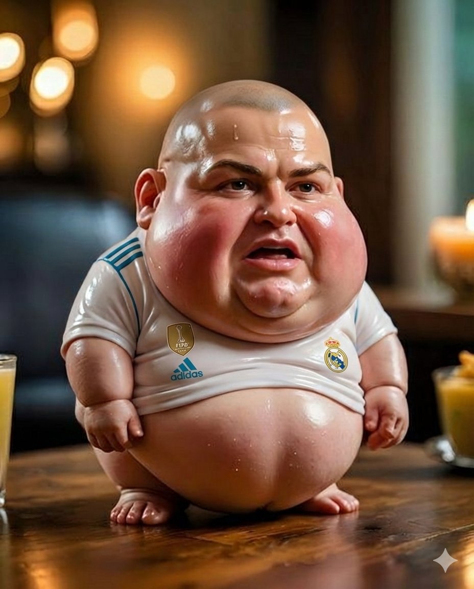 Hyper-Realistic Caricature of a Bald Man in a Jersey example 2
