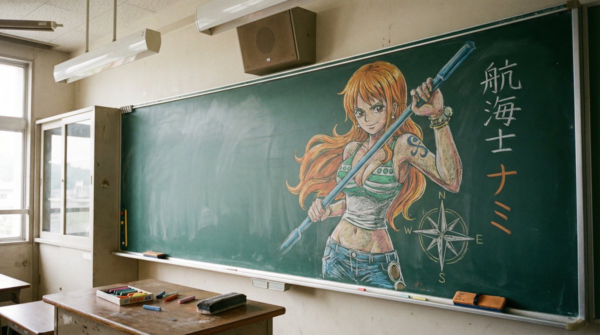 Nano Banana Pro Chalk Art Generation example 2