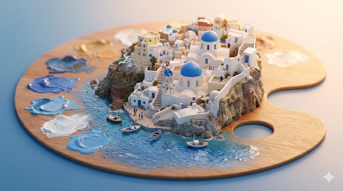 Object-Based Miniature City Diorama Prompt AI image template preview