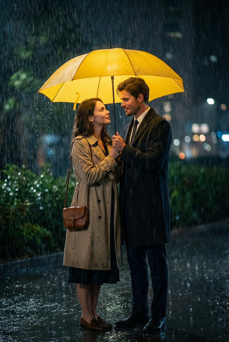 Cinematic HIMYM Yellow Umbrella Matchshot Prompt AI image template preview