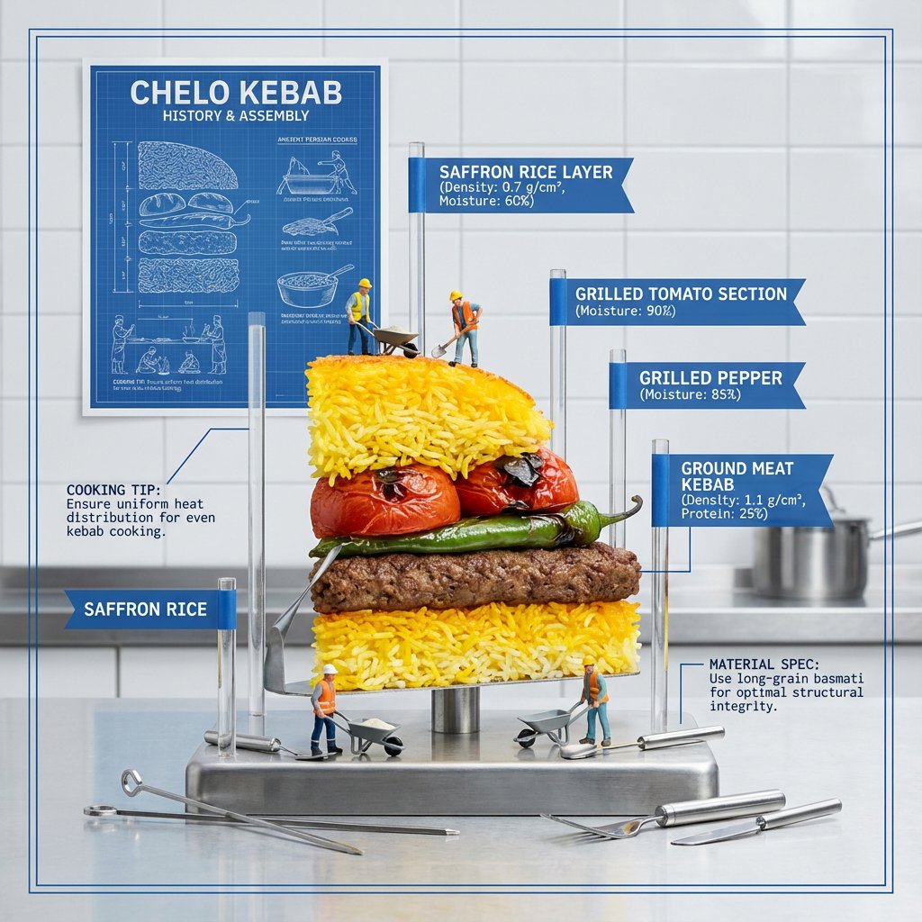 Exploded Food Diagram Technical Photography Prompt AI image template preview