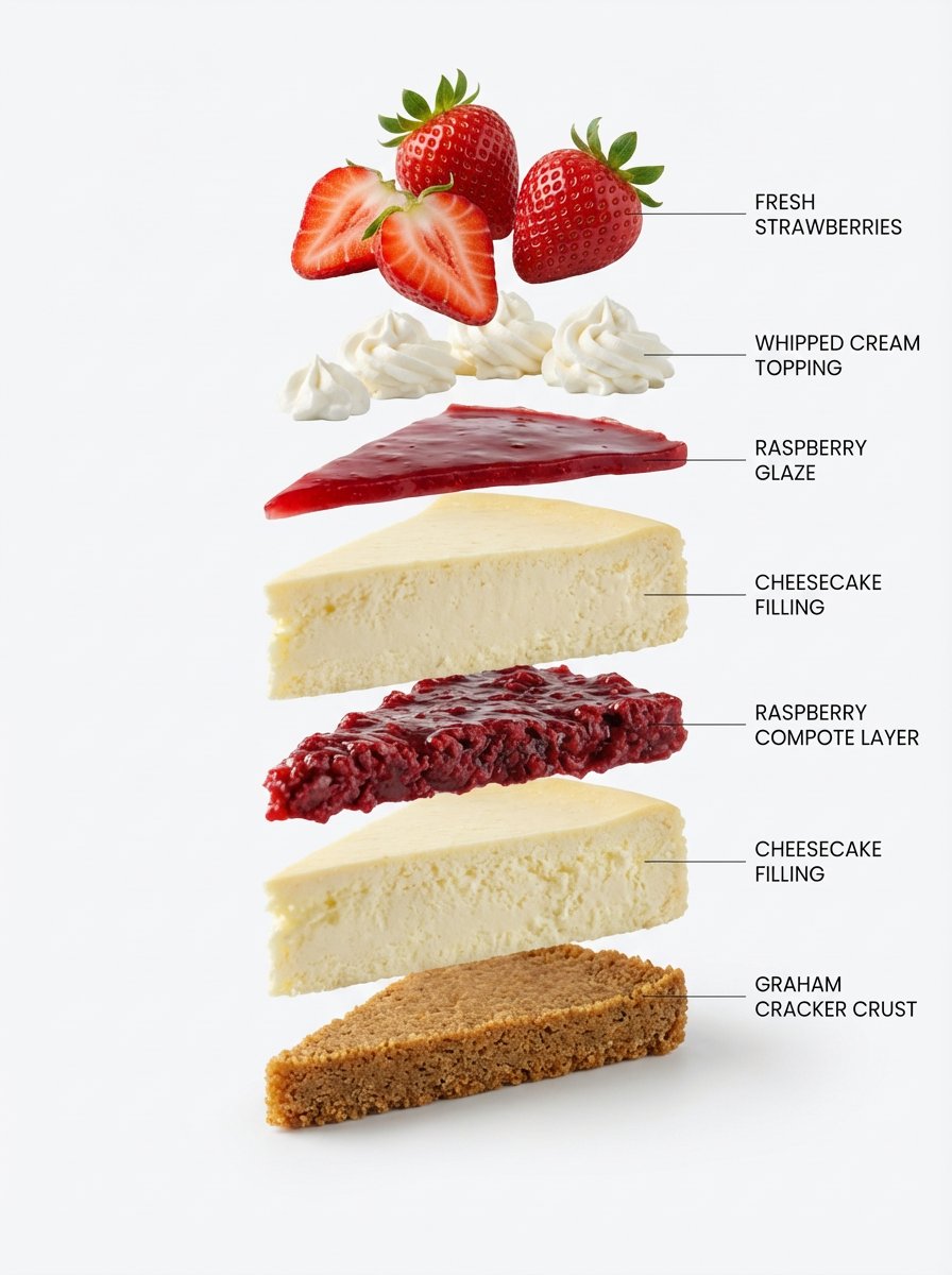 Exploded-View Structural Cutaway for Food Photography AI image template preview