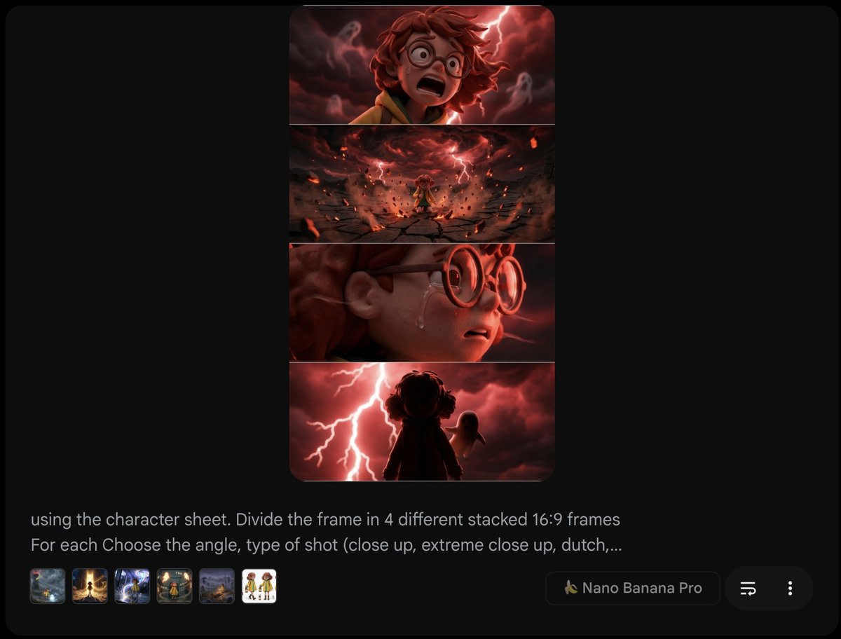 Extract frame and modify expression and weather AI image template preview
