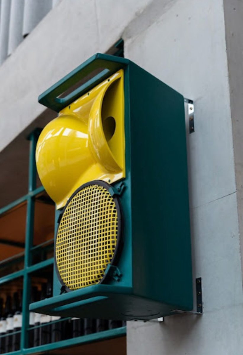 Technical drawing of a speaker from reference AI image template preview