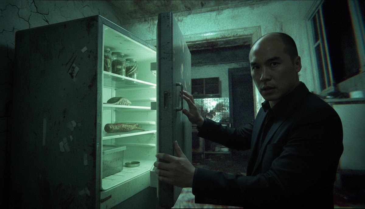 Cinematic horror sequence from base image AI image template preview